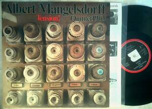 Albert Mangelsdorff - Tension! L+R bellaphonドイツ盤 LP Gnter Lenz