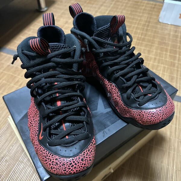 ナイキ NIKE AIR FOAMPOSITE ONE ラヴァ ブラック/トータル クリムゾン 314996-014 LAVABLACK/TOTAL CRIMSON 26.0cm US8