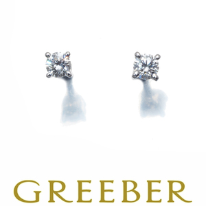  Ponte Vecchio earrings diamond one bead K18WGBLJ