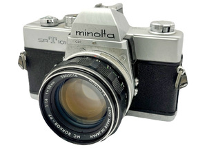◆訳あり◆ ミノルタ MINOLTA SRT101 一眼レフ フイルムカメラ MC ROKKOR-PF 58mm F1.4 MF 単焦点 レンズ
