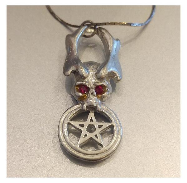 AzureGreen: Beast Devil Pentacle Pendant