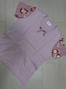 ☆未使用　ワンダフルワールド 和柄　金魚　Tシャツ　ピンク