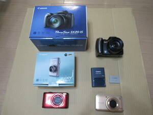 【送料無料】旧製品3台使用可（キヤノン デジタルカメラ）PowerShot SX20IS、PowerShot SX210IS、IXY51S