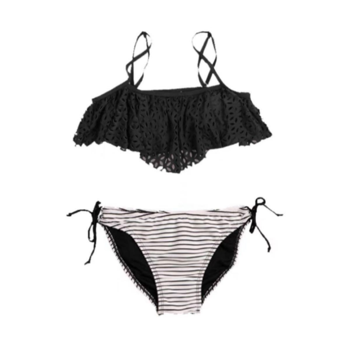 ビキニ　ボーダーパンツ　セパレート水着　