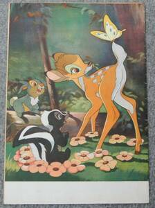  movie pamphlet Disney length compilation manga movie [ Bambi ] 1951 year 