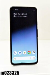 白ロム SoftBank SIMロック解除済 Google Pixel 4a 128GB Android13 Just Black Pixel 4a 初期化済 【m023325】