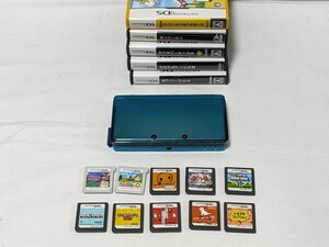 [ Junk ] Nintendo 3DS + soft 10шт.