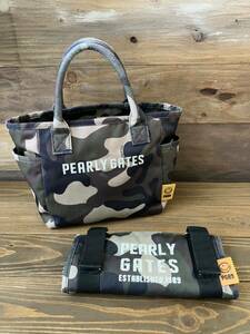 [ free shipping ]PEARLY GATES Pearly Gates Cart ba ground bag camouflage camouflage accessory pouch ..... Mark in set 