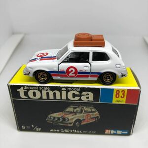  Tomica made in China black box 83 Honda Civic GL Rally type that time thing out of print 