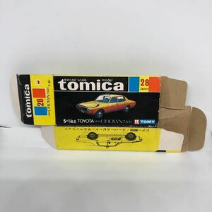  Tomica сделано в Японии чёрный коробка пустой коробка 28 Toyota новый Crown такси подлинная вещь распроданный 