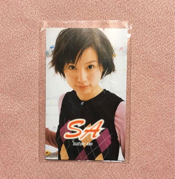鈴木亜美 メッセージカード SA