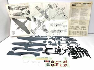 ミリタリープラモデル ハリケーン2C 1/48 箱無※2機セット品の1機分 未組立 モノグラム 設計図は日焼け有 