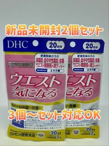 【新品未開封】DHC ウエスト気になる20日分(40粒) 2個セット