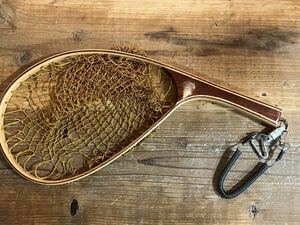  for mountain stream landing net steering wheel wooden fly fishing new goods yamameiwana