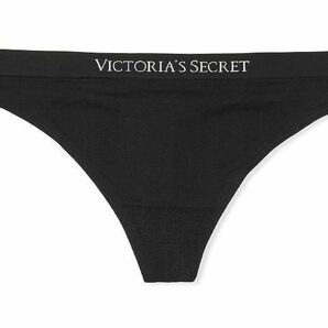Victoria's Secret ヴィクトリア シークレット シームレス ソング Tバック ショーツ Black 未開封品 送料無料