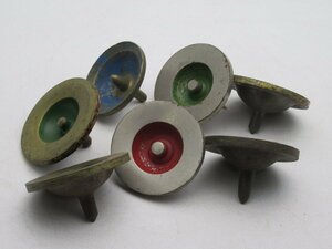 C876* Showa Retro металлический резина беж резина металлический колесо резина игрушка игрушка совместно диаметр 5.
