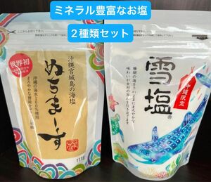 【大人気】ぬちまーす111g 沖縄限定ラベル雪塩60g 翌日発送