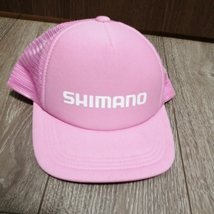 ★☆ 　シマノ キッズキャップ ピンク SHIMANO キャップ　帽子　53-57cm ☆★