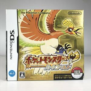 □中古品□ 任天堂 ニンテンドー ゲームソフト DSソフト ポケットモンスター ハートゴールド(ポケウォーカー同梱) 起動確認済み