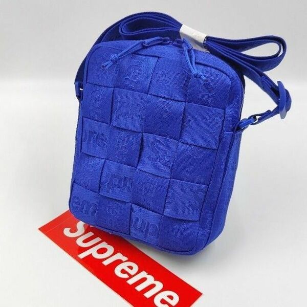 国内完売 シュプリーム Supreme Woven Shoulder Bag "Royal" ウーブン ショルダー バッグ 青