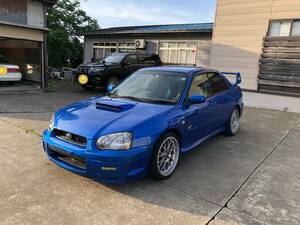 スバル インプレッサ WRX WRリミテッド2004 GDA 5MT E型　走行距離75025km