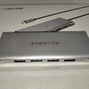 LENTION 6in1 USB Type C ハブ ケーブル長さ1ｍ