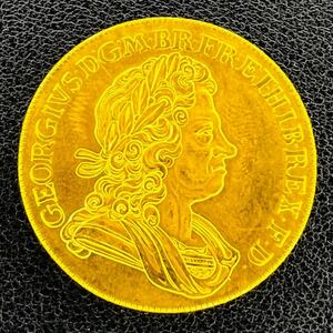 イギリス 金貨 イングランド ジョージ1世 1718年 ギニー金貨 大型金貨 極美品 古銭 古錢