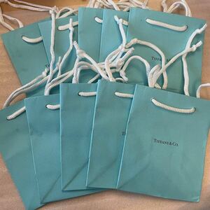 【未使用・保管品】ティファニー 紙袋 ショッピングバッグ SS 小サイズ 10枚⑦