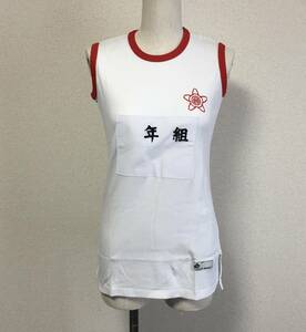 A07 elementary school designation gym uniform * ultra rare .teka number no sleeve physical training put on * woman for * size L