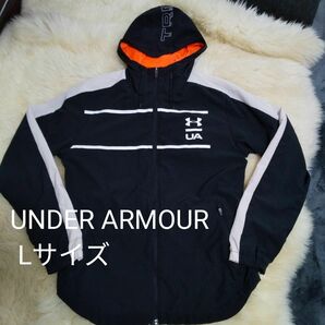 UNDER ARMOUR アンダーアーマー　ジップアップ　ウインドパーカー　L　ブラック