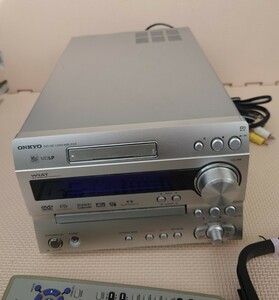 ONKYO オンキヨー FR-UN9 DVD/MDチューナーアンプシステム オンキョー システムコンポ リモコン付き