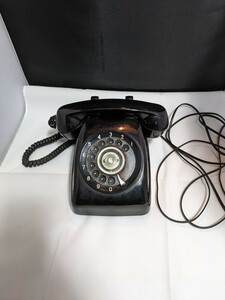 (1 jpy start ) Showa Retro black telephone 