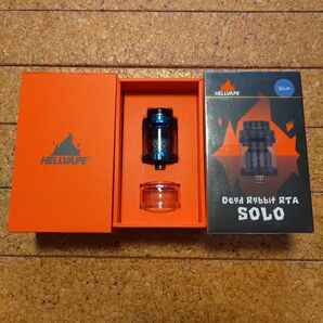 【新品未使用】Hellvape Dead Rabbit Solo RTA ブルー ヘルべイプ デッドラビット ソロ アトマイザー