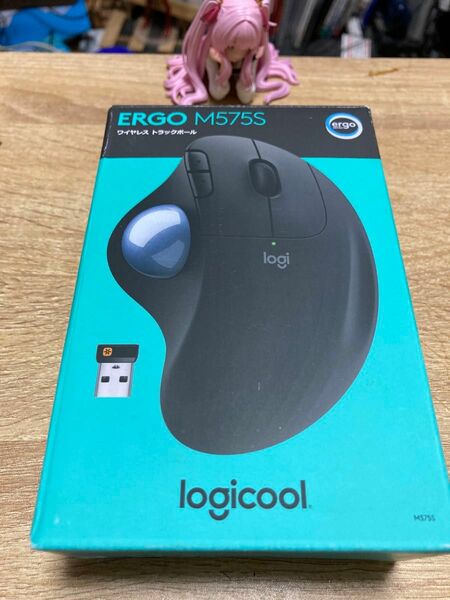 箱あり！動作OK！Logicool ワイヤレス トラックボールマウス M575S