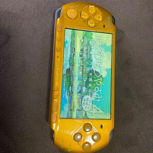 【動作OK!極美品！】PSP3000 ブライトイエロー　レアゲームソフト付き