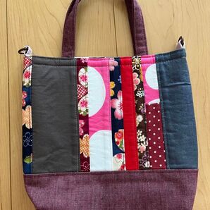 ハンドメイドのバッグです^^