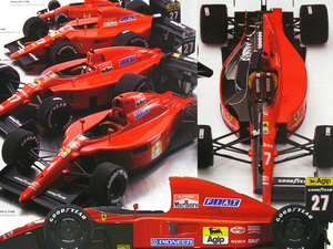 フェラーリ 特集 雑誌　Ferrari F189 641/2 F1-90 642 639 640 643 タミヤ 1/20 ハセガワ 1/24 タメオ 1/43