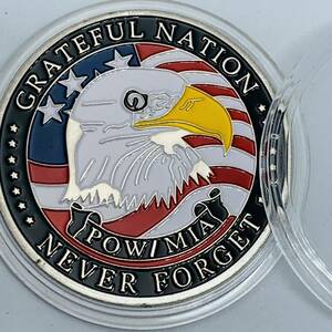 GU244アメリカ記念メダル イーグル チャレンジコイン 記念コイン 美品 外国硬貨 海外古銭 コレクションコイン 貨幣 重さ約29g