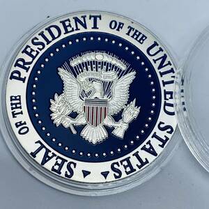 GU246アメリカ記念メダル 2021年米大統領 バイデン記念コイン 美品 外国硬貨 海外古銭 コレクションコイン 貨幣 重さ約28g