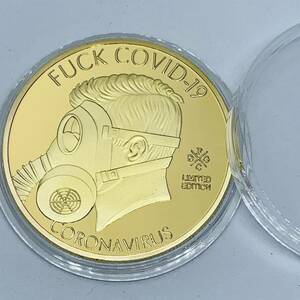 GU313世界記念メダル 2020年 新型コロナウイルス 医療関係者 チャレンジコイン 美品 外国硬貨 海外古銭 コレクションコイン 貨幣 重さ約29g