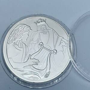 GU322 イスラエル記念メダル ユダヤ歴史物語 チャレンジコイン 美品 外国硬貨 海外古銭 コレクションコイン 貨幣 重さ約29g