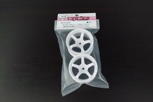 【EW-0106WH】TOPLINE M5 スポークホイール オフセット6 ホワイト RC ラジコン トップライン