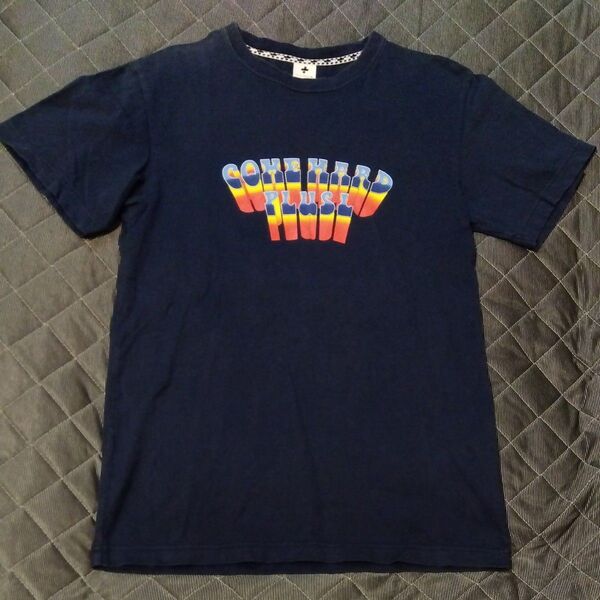 PLUSL by X-LARGE (エクストララージ) / 半袖Tシャツ / ネイビー / サイズS / 01182134