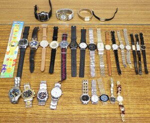 S* утиль * наручные часы 30 пункт совместно комплект CASIO/GUESS/Falcon/TRUSSARDI/TECHNOS/DOLICE SEGRETO/SEIKO др. * подробности * работоспособность не проверялась 