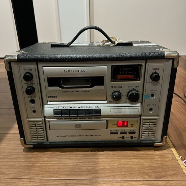 COLUMBIA コロムビア CD カセットプレーヤー GP-250