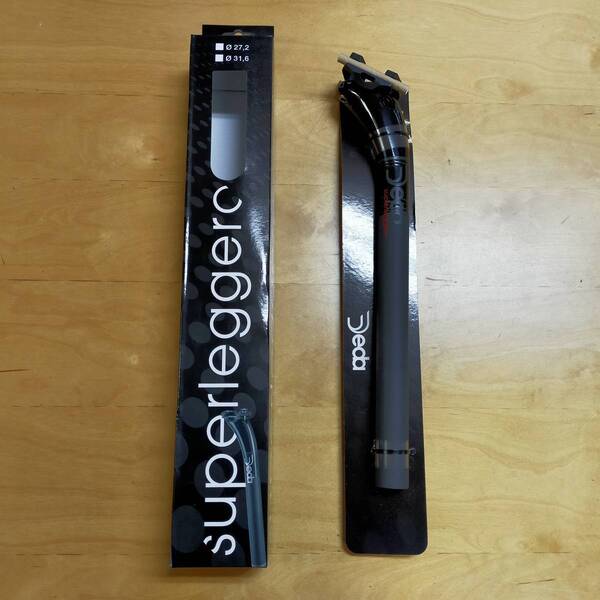 SUPERLEGGERO RS 27.2×350mm SB25mm POB DEDA スーパーレジェーロ デダ ポリッシュ オン ブラック