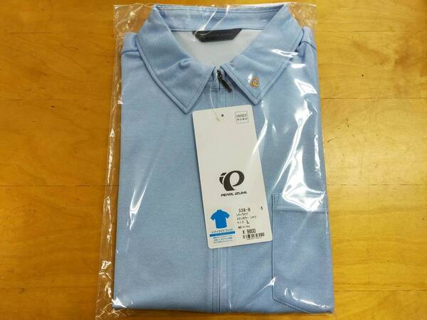 338-B -5 シティライド ステンカラー シャツ Lサイズ スカイ PEARL IZUMI パールイズミ