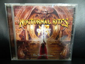 (23) NOCTURNAL RITES / THE SACRED TALISMAN Japanese record jacket, Japanese explanation passing of years. dirt equipped 