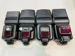 【B14350TY】Nikon ストロボ フラッシュ SPEEDLIGHT 4台セット 通電確認済み SB-24 SB-25 SB-26 SB-28 ニコン 