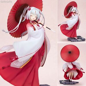 【あみあみ限定版】千恋*万花 朝武芳乃 1/7 完成品フィギュア アリスグリント むりりん こぶいち ゆずソフト